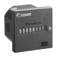 CROUZET 99772810 Counter, Hour Meter, CHM48 Series, 8 Digits, 48 x 48 mm, 10 Vdc to 30 Vdc