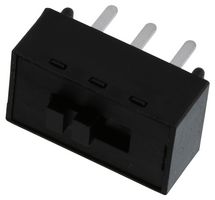 C&K COMPONENTS L202121MS02QE Slide Switch, DPDT, Push-Pull, Through Hole, L Series, 4 A, 125 V