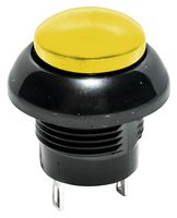C&K COMPONENTS PNP8E5D2Y03QE Industrial Pushbutton Switch, PNP Series, 12.3 mm, SPST-NO, Momentary, Round, Yellow
