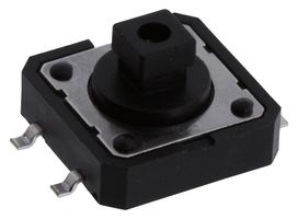 C&K COMPONENTS PTS125SJK73 SMTR2 LFS Tactile Switch, PTS125 Series, Top Actuated, Surface Mount, Plunger for Cap, 250 gf
