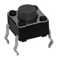 C&K COMPONENTS PTS645SK95SMTR92 LFS Tactile Switch, PTS645 Series, Top Actuated, Surface Mount, Round Button, 260 gf, 50mA at 12VDC