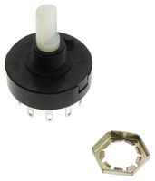 C&K COMPONENTS R20407RR03Q Rotary Switch, 4 Position, 2 Pole, 36 °, 5 A, 125 V, Rota-Slide R Series