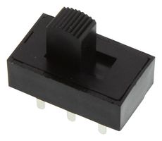 C&K COMPONENTS S202031MS02Q Slide Switch, DPDT, On-Off-On, Through Hole, S Series, 6 A, 250 V