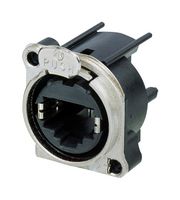 NEUTRIK NE8FBH Modular Connector, RJ45 Jack, 1 x 1 (Port), 8P8C, Through Hole Mount