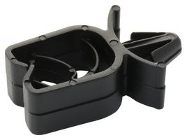 PANDUIT HCMP06B12-C20 Fastener, Harness Clip, Push Mount Cable Clamp, Nylon 6.6 (Polyamide 6.6), Black, 10 mm, 15 mm