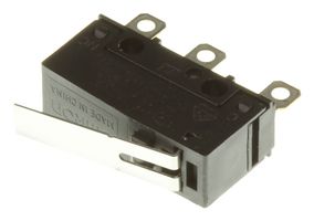 OMRON ELECTRONIC COMPONENTS D2F-01FL-D3 Microswitch, Ultra Subminiature, Hinge Lever, SPDT, Solder Lug, 100 mA, 30 V