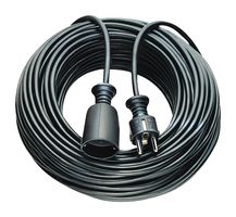 BRENNENSTUHL 1165430 Mains Power Cord, Mains Plug, Schuko to CEE 7/4 Socket, 3 m, Black