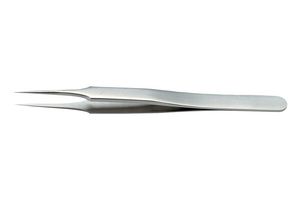 IDEAL-TEK 4 SA Tweezer, Precision, 110 mm, Stainless Steel Body, Stainless Steel Tip