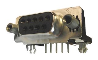 AMP - TE CONNECTIVITY 5747844-6 D Sub Connector, Standard, Receptacle, AMPLIMITE HD-20 Series, 9 Contacts, DE, Solder