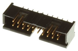 TE CONNECTIVITY - AMP 5103308-5 Pin Header, Wire-to-Board, 2.54 mm, 2 Rows, 20 Contacts, Through Hole Straight, AMP-LATCH Series