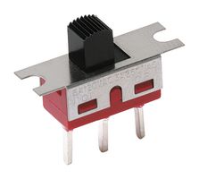 C&K COMPONENTS 1101M1S2ZQE2 Slide Switch, SPDT, On-None-On, Panel Mount, 1000 Series, 6 A, 120 V