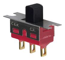 C&K COMPONENTS 1101M1S3ZBE2 Interruptor (Switch) Deslizable, SPDT, Encendido-Nada-Encendido, Panel Mount, 1000 Series, 20 V