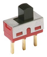 C&K COMPONENTS 1201M2S3V3QE2 Slide Switch, Miniature, DPDT, On-On, Through Hole, 1000 Series, 6 A, 120 V