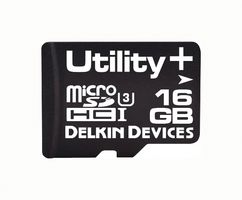 DELKIN DEVICES S316APGJP-U3000-3 Flash Memory Card, MLC, MicroSDHC Card, UHS-1, Class 10, 16 GB, 3.3 V, -40 °C, 85 °C