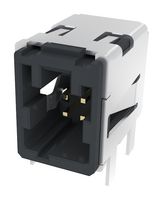 AMPHENOL COMMUNICATIONS SOLUTIONS HSCHD02AR0001R Rectangular Connector, HSC Series, 4 Contacts, Plug, 2 mm, Through Hole Right Angle, 2 Row