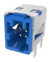 AMPHENOL COMMUNICATIONS SOLUTIONS HSCHD02BR1001R Rectangular Connector, HSC Series, 4 Contacts, Plug, 2 mm, Through Hole Right Angle, 2 Row