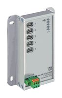 HARTING 24144050001 Interruptor, 5 Puertos, Industrial, Gigabit Ethernet no Gestionado, Pared, 5 x RJ45