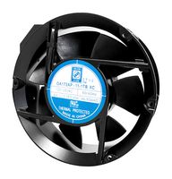 ORION FANS OA172AP-22-1TB XC Axial Fan, AC, OA172AP XC Series, Ball Bearing, Circular, 300CFM, 61dB, 230V, 50W, 3300rpm