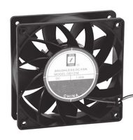 ORION FANS OD1238-12HBVXC DC Axial Fan, 12 V, Square, 120 mm, 38 mm, Ball Bearing, 226 CFM