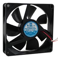 ORION FANS OD8020-12HB DC Axial Fan, 12 V, Square, 80 mm, 20 mm, Ball Bearing, 40 CFM