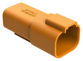 AMPHENOL SINE/TUCHEL AT04-4P-ORG Automotive Connector Housing, AT Series, Receptacle, 4 Positions