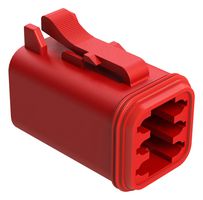 AMPHENOL SINE/TUCHEL AT06-6S-RED Automotive Connector Housing, AT Series, Plug, 6 Positions