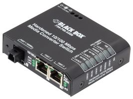 BLACK BOX LBH100AE-H-MT Media Converter Switch, Hardened, 10-Mbps, 24 VDC, RJ45 / SC multi-mode