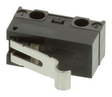 OMRON ELECTRONIC COMPONENTS D2F-01FL3-D Microswitch, Ultra Subminiature, Simulated Roller Lever, SPDT, Solder Lug, 100 mA, 30 V