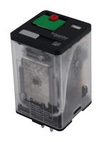 SCHNEIDER ELECTRIC/LEGACY RELAY 750XBXRM4L-24A Power Relay, DPDT, 24 VAC, 10 A, 750 Series, Socket