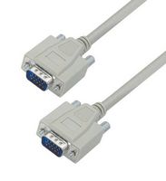 L-COM CHD15MM-1 Computer Cable, HD-15 Plug, HD-15 Plug, 1 ft, 304.8 mm, Light Gray, CHD15MM Series