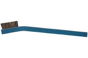 TECHSPRAY 2043-1 Cleaning Brush, 6.43 " Length, 0.375 " Width, Aluminum Handle, Stainless Steel Bristle
