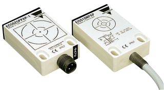 CARLO GAVAZZI EC5525PPAP Capacitive Proximity Sensor, Type EC 5525, TRIPLESHIELD™, 25 mm, PNP, 10 to 40 Vdc, Pre-Wired