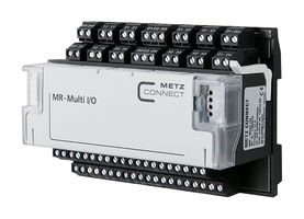 METZ CONNECT 11084313 I/O Module, MR-Multi I/O, 4 Digital In, 6 Analog In, 4 Digital Out, 2 Analog Out, Modbus RTU, 24 V