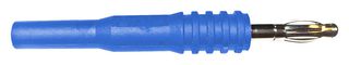 MUELLER ELECTRIC BU-32101-6 Test Accessory, Blue, Banana Jack-Plug Adapter, Test Leads