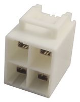 JST / JAPAN SOLDERLESS TERMINALS B04P-VL Pin Header, Wire-to-Board, 6.2 mm, 2 Rows, 4 Contacts, Through Hole Straight, VL Series