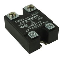 SENSATA/CRYDOM D4825-10 Solid State Relay, SPST-NO, 25 A, 530 VAC, Panel Mount, Screw, Random Turn On