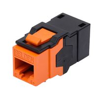 BELDEN AX104215 MOD COUPLER, RJ45 JACK-JACK, 8P8C, BLACK