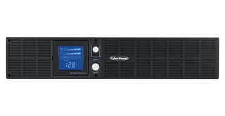 CYBER POWER SYSTEMS OR1500LCDRTXL2U Uninterruptible Power Supply (UPS), 8 Outlets, 1.5kVA / 1.125kW, 140 V, 120 VAC, 7 min