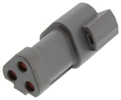 DEUTSCH - TE CONNECTIVITY DT04-3P-P006 Automotive Connector Housing, DT Series, Receptacle, 3 Positions