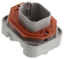 DEUTSCH - TE CONNECTIVITY DT15-6P Conector Automotriz, DT Series, Recto Hembra, 6 Contactos, PCB Macho