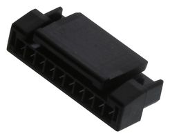 MOLEX 204532-1001 Connector Housing, Black, Micro-Lock Plus 204532 Series, Receptacle, 10 Positions, 1.25 mm