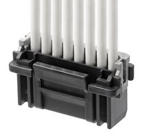 MOLEX 212724-2061 Connector Housing, Black, Micro-One 212724 Series, Receptacle, 6 Positions, 2 mm