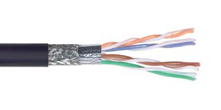 L-COM TFDL5919 C6A SFTP 4PR/26 STR PUR BLK 1K ROHS COMPLIANT: YES