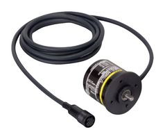 OMRON INDUSTRIAL AUTOMATION E6CPAG5CC Rotary Encoder, Optical, Absolute, 256 PPR, 0 Detents, Horizontal, Without Push Switch