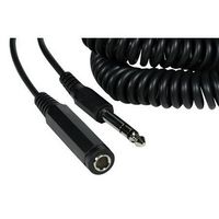 MULTICOMP PRO RC25 Audio / Video Cable Assembly, 1/4" Stereo Phone Plug, 1/4" Stereo Phone Jack, 25 ft, 7.62 m