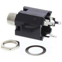 MCM 27-170 Phone Audio Connector, Jack, Chassis Mount, Plastic Body