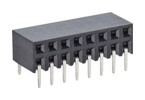 HARWIN M20-7880646 PCB Receptacle, Board-to-Board, 2.54 mm, 2 Rows, 12 Contacts, Through Hole Straight, M20 Series