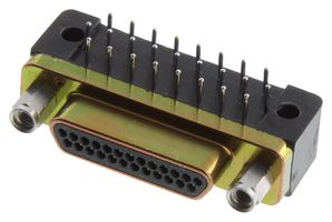 ITT CANNON MDM-25PCBRP D Sub Connector, 25 Contacts, Plug, Solder, MDM-PCB Series, Aluminium Body