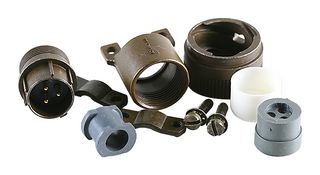 ITT CANNON MS3116F12-3P Circular Connector, MIL-DTL-26482 Series I, MS3116 Series, Straight Plug, 3 Contacts, Solder Pin