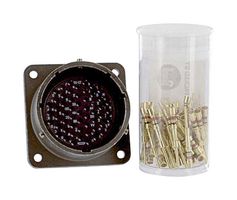 ITT CANNON MS3122E22-55P Circular Connector, MIL-DTL-26482 Series I, MS3122 Series, Box Mount Receptacle, 55 Contacts
